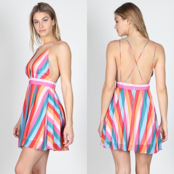 KENDALL Pop of Color Dress - Picture 2 of 3